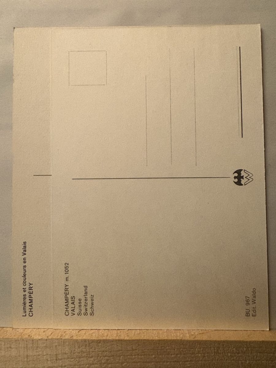 Cartoline postali: AK von Champéry – Usato da Rümlang venduto da Brieftaube1 1