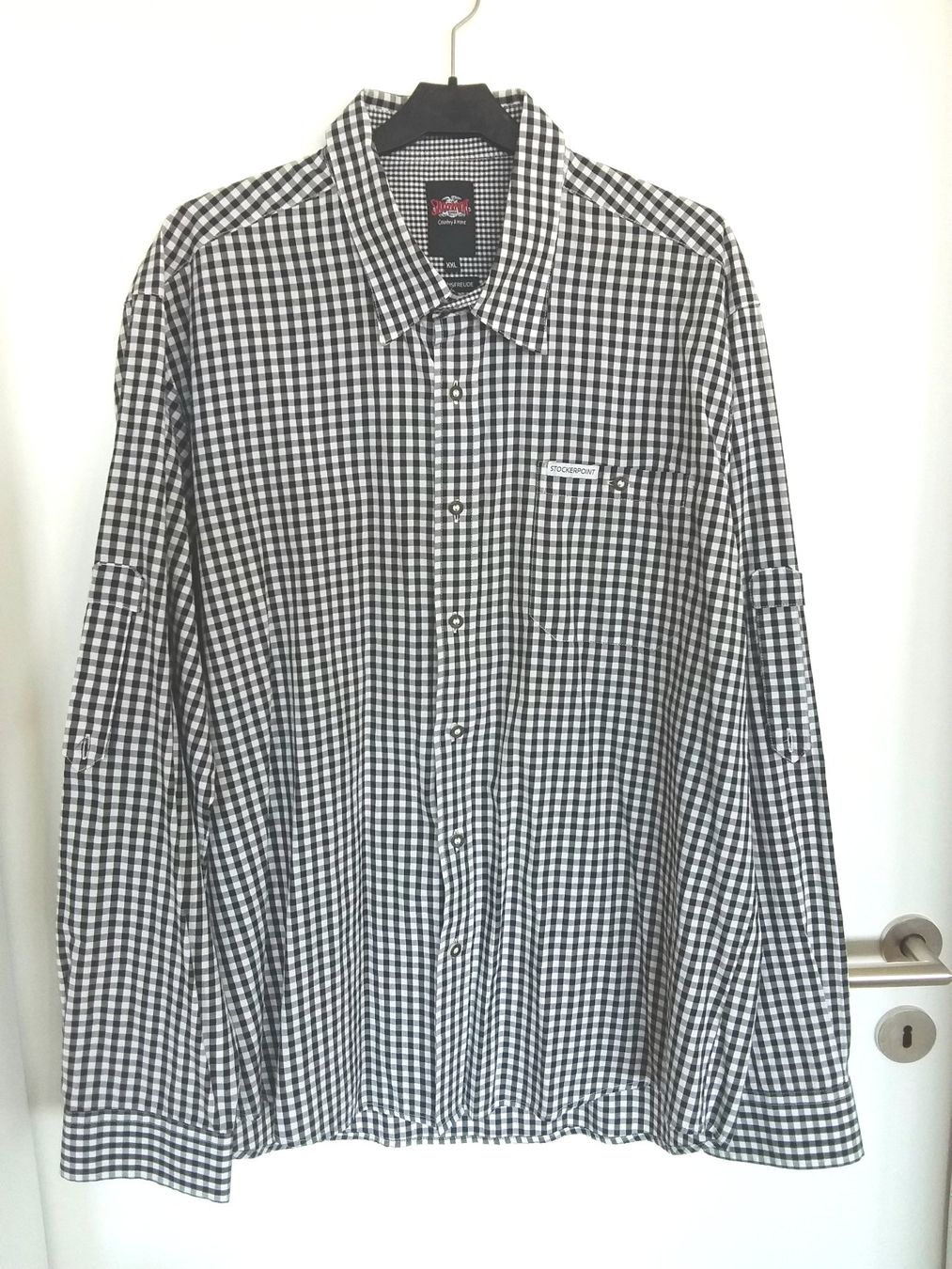 Camicie: STOCKERPOINT 2 Hemden Gr XXL, schwarz & blau – Usato da Immensee venduto da Btrutmann 1