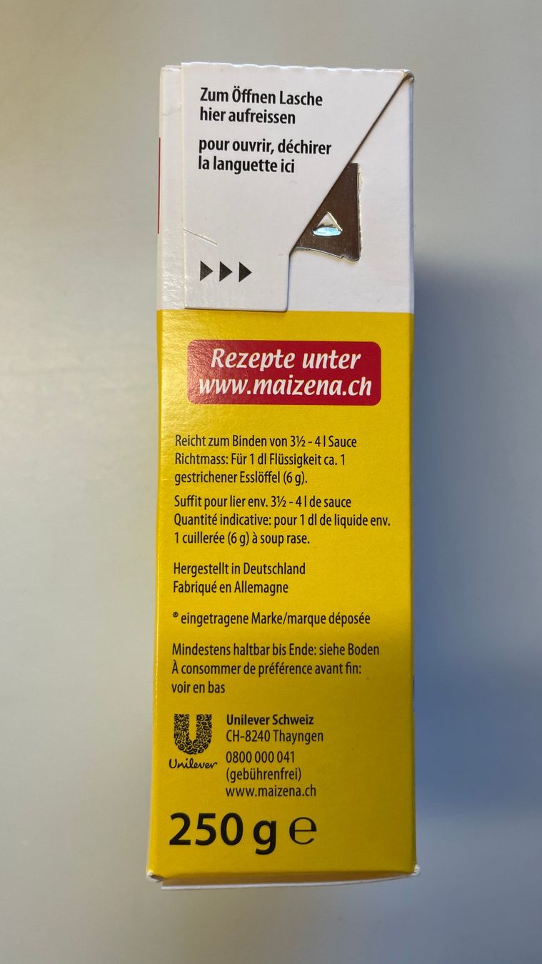Lebensmittel & Spezialitäten: Maizena Express Saucenbinder hell – Neu und originalverpackt aus Glattfelden von cybermaxx 3