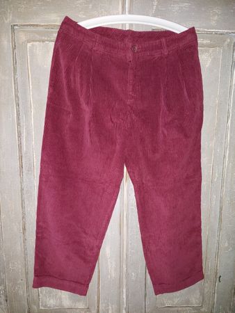 Graham&Spencer Velvet . Cord Hose bordeaux - 40
