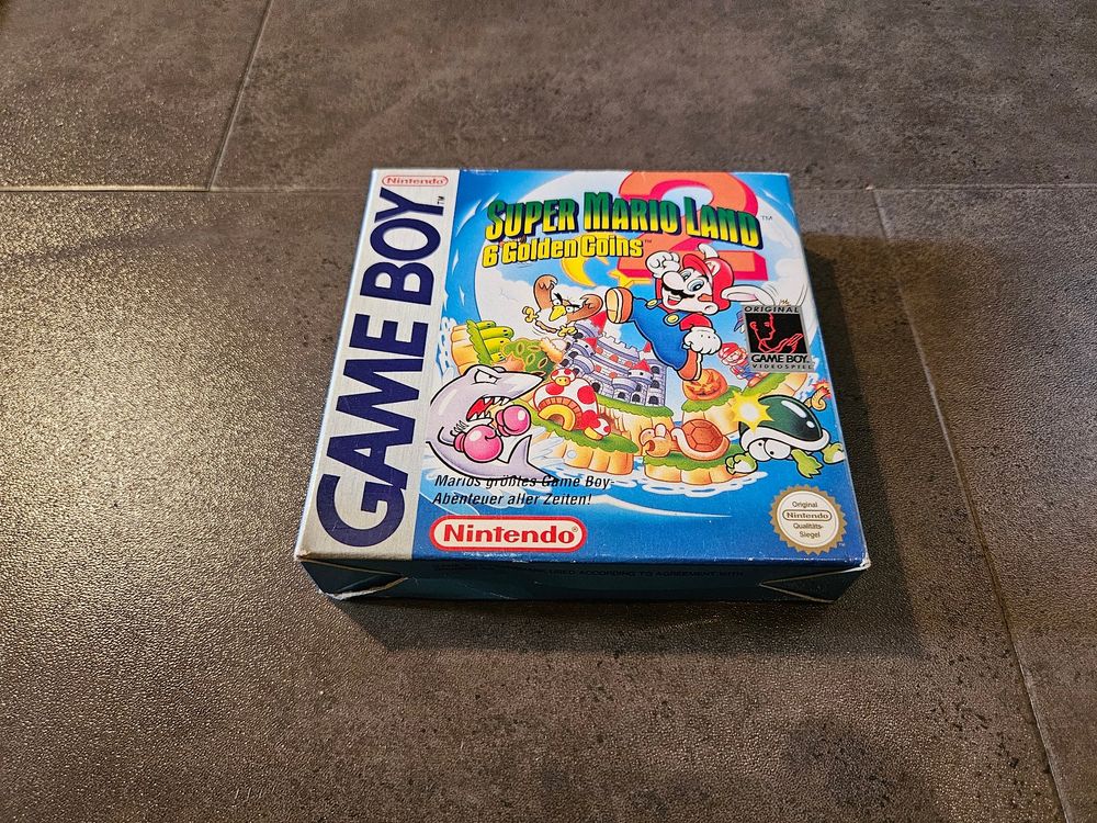 Super Mario Land 2 OVP CIB Game Boy Classic Six Golden Coins | Kaufen ...