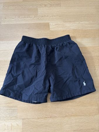 Badehose schwarz Polo M mit Tasche