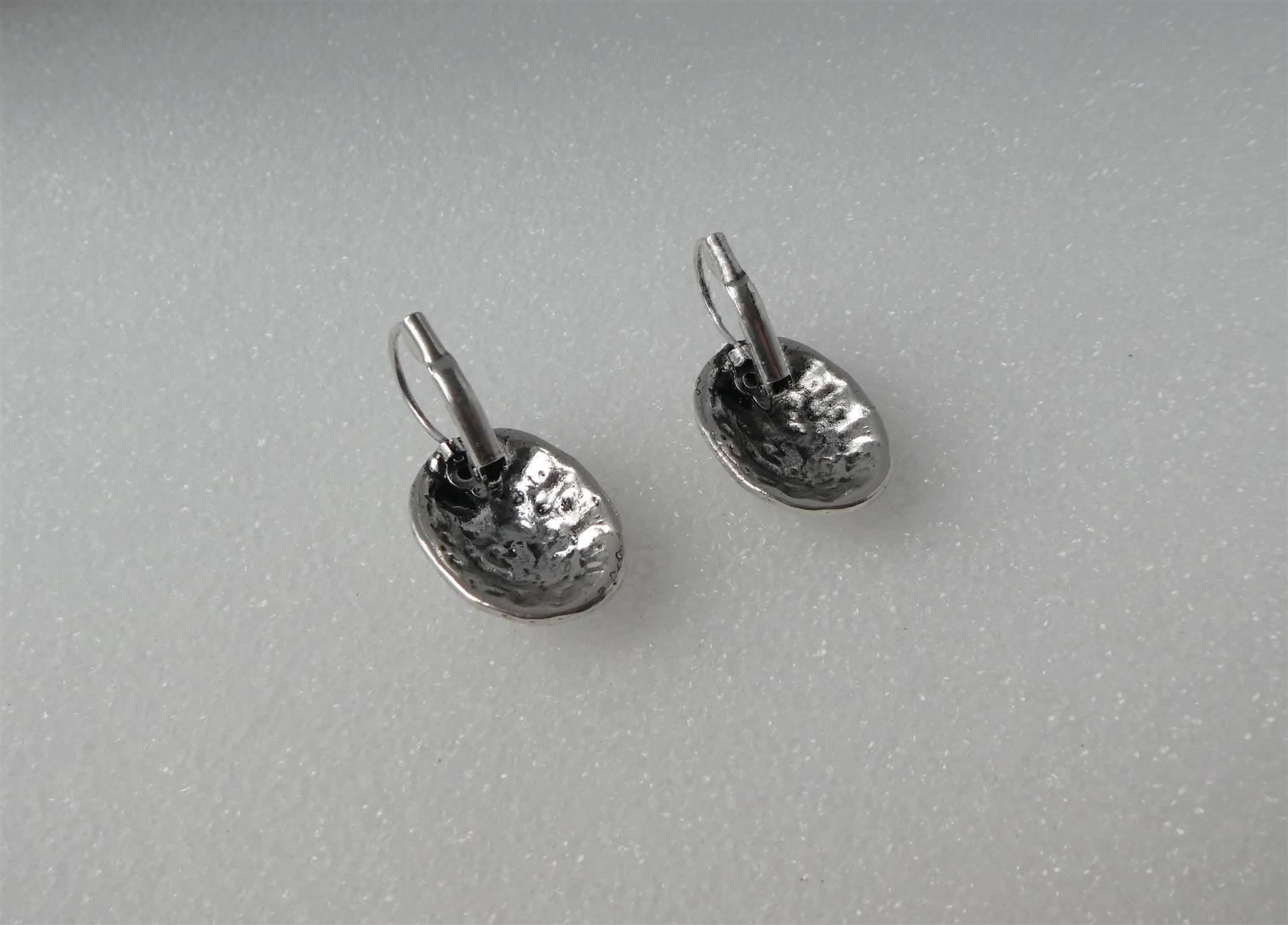 Boucles d'oreille: Ovale modische Ohrringe versilbert – D'occasion à Frauenfeld par dhour 4