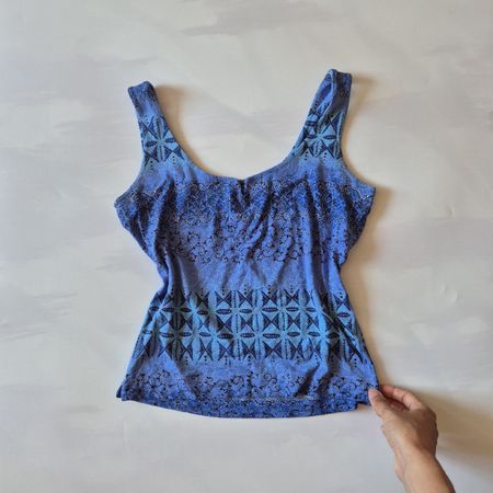 Débardeur Sinéquanone bleu imprimé taille T1