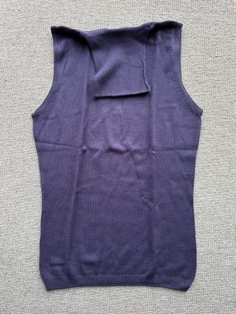 Top Kookai col roulé sans manches, Size1, violet