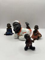 Lot de 4 Figurines Vintage Enfant Musique