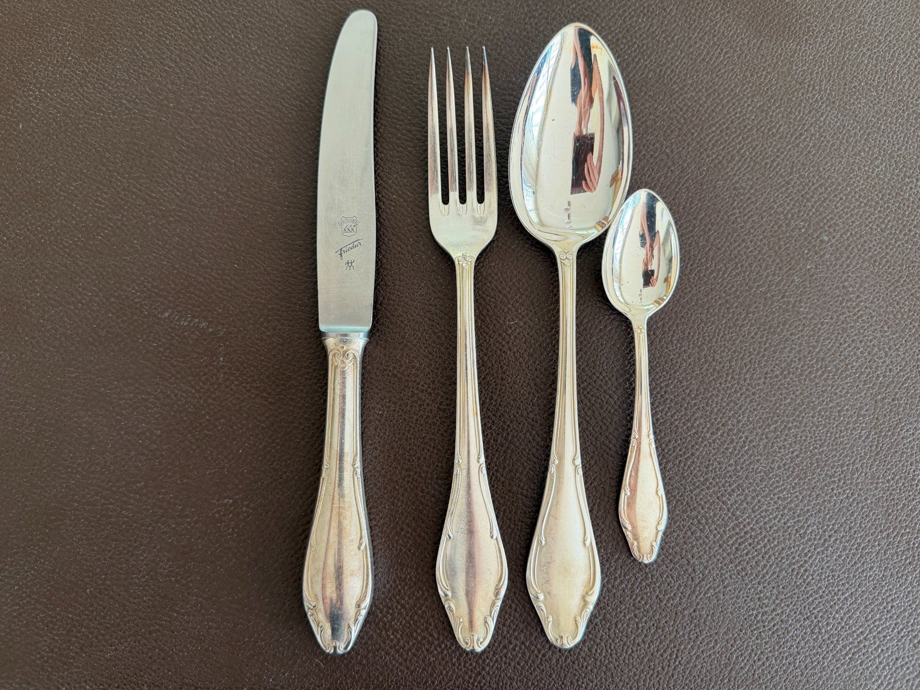 Set di posate: Versilbertes Besteck-Set 24-teilig – Usato da Dietlikon venduto da Letten1959 2