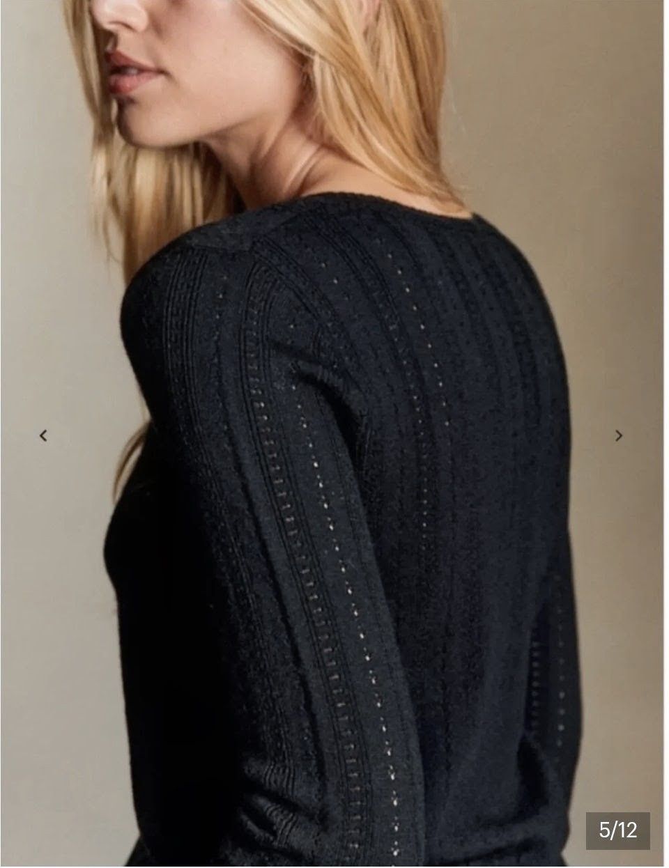 Sezane Maglioni & Felpe: Pullover Sézane Tess Schwarz – Usato da Münchenwiler venduto da Laurak02 1