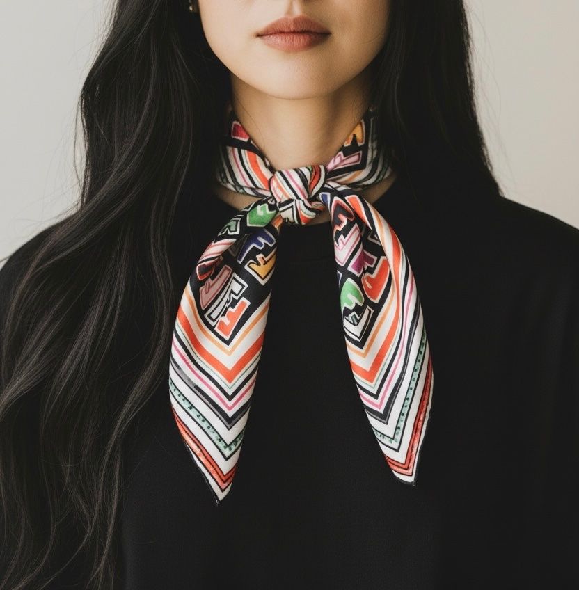 Fendi Foulard & Sciarpe: Fendi Seidentuch multicolor – Usato da Binningen venduto da Designerlabels 1