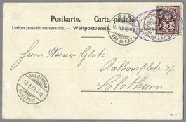 1899, BERN, VIOL.-0 SAMAARITANER-BUND SOLOTHURN FRAUEN-SEKT.