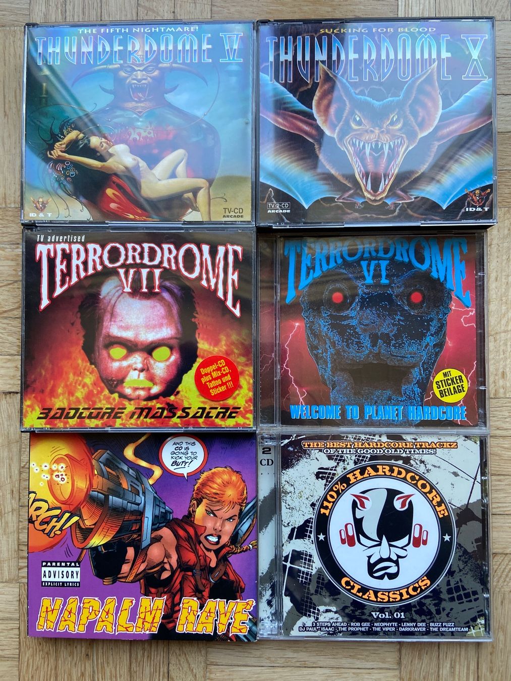 Gabber Thunderdome Terrordrome Napalm Rave Hardcore Classics (Gebraucht ...