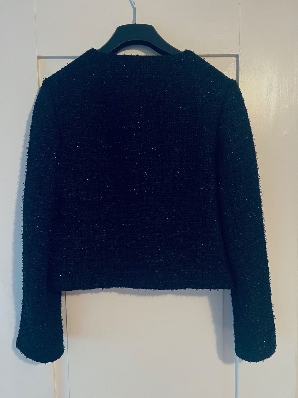 Zara Vestes: Zara Black Tweed Jacket - Top! – D'occasion à Rüschlikon par topswissvintage 1