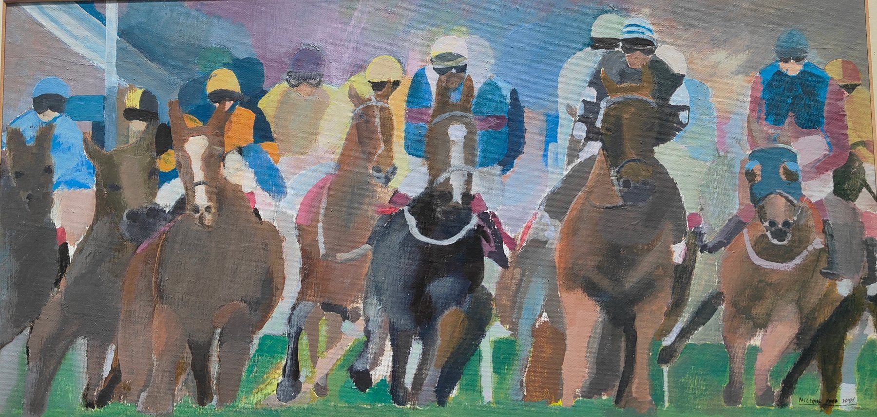 Dipinti: MICHAEL FORD (1920 - 2005) CHESTER COUP – Usato da Chêne-Bougeries venduto da Art-T55 1