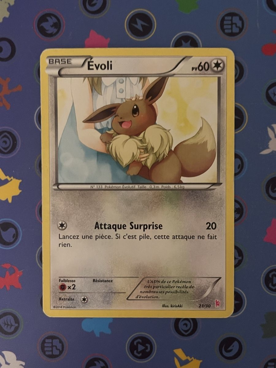 Pokémon Carte collezionabili: Évoli 21/30 exclusif deck Nymphali – Usato da Le Grand-Saconnex venduto da Koko.hime_