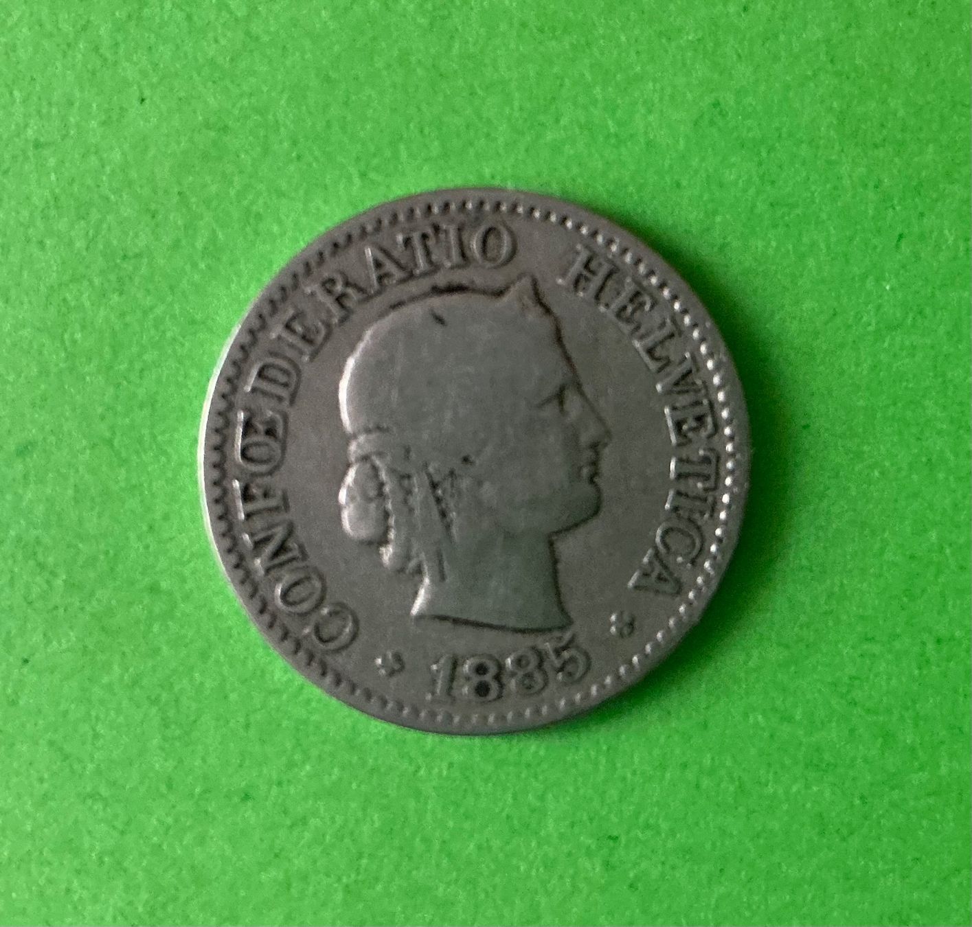 Tutti le monete: 10 Rappen / 1885 – Usato da Dübendorf venduto da Troll_88