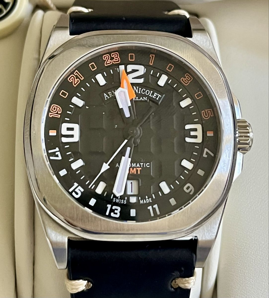 Armand Nicolet Orologi: Armand Nicolet® - Automatic - Men - 2011 – Nuovo e nell'imballaggio originale da Lausanne venduto da pol_d6f9