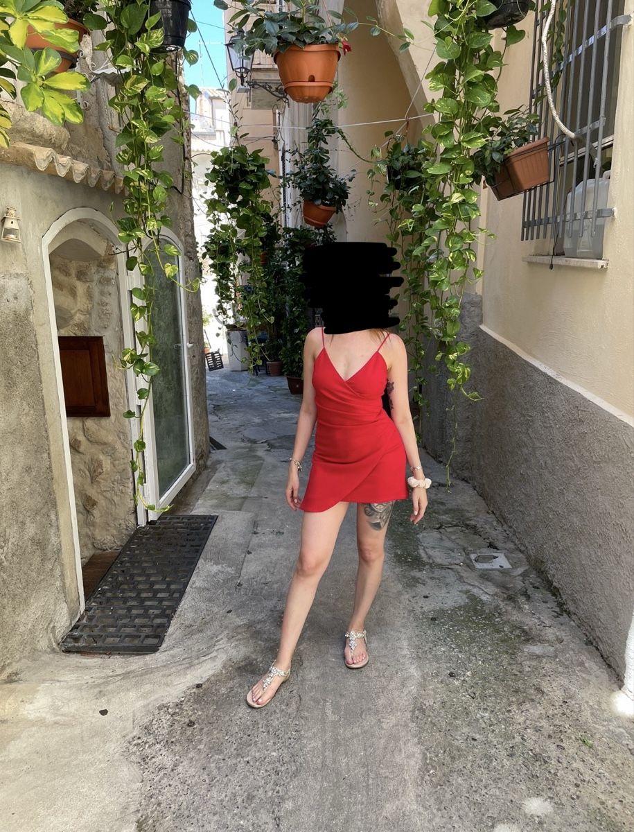 Vestiti: Wickelkleid Rot (36) – Usato da Triesen venduto da antonellaaa_ 4
