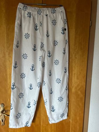 Hosen mit Ankerprint Grösse XL 100% Polyester neu