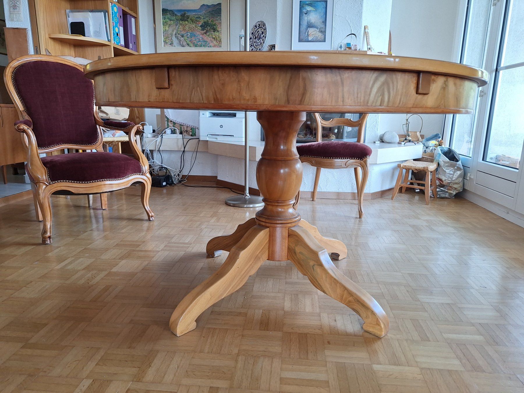 Tables: Runder Ausziehtisch aus Holz – D'occasion à Zollikofen par jan_rv69 1