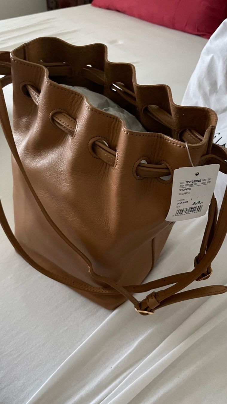 Taschen für Damen: Mary al terna Beutel Tasche Cognac – Neu und originalverpackt aus Allschwil von Figidindia