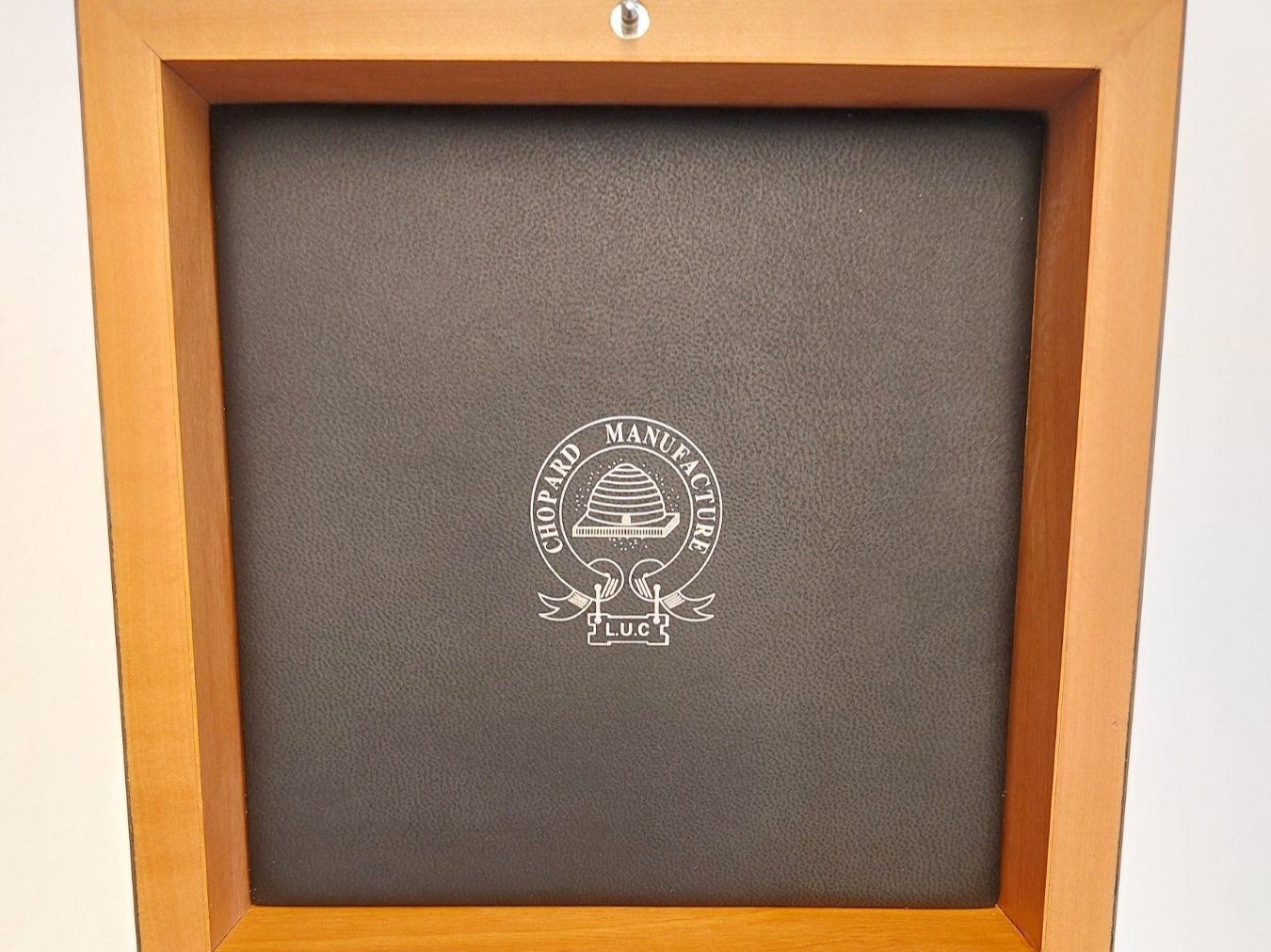 Chopard Scatole porta orologi: Chopard L.U.C - braune Holz Box - ca. 2009 - NEU – Nuovo e nell'imballaggio originale da St. Gallen venduto da shatcy 4