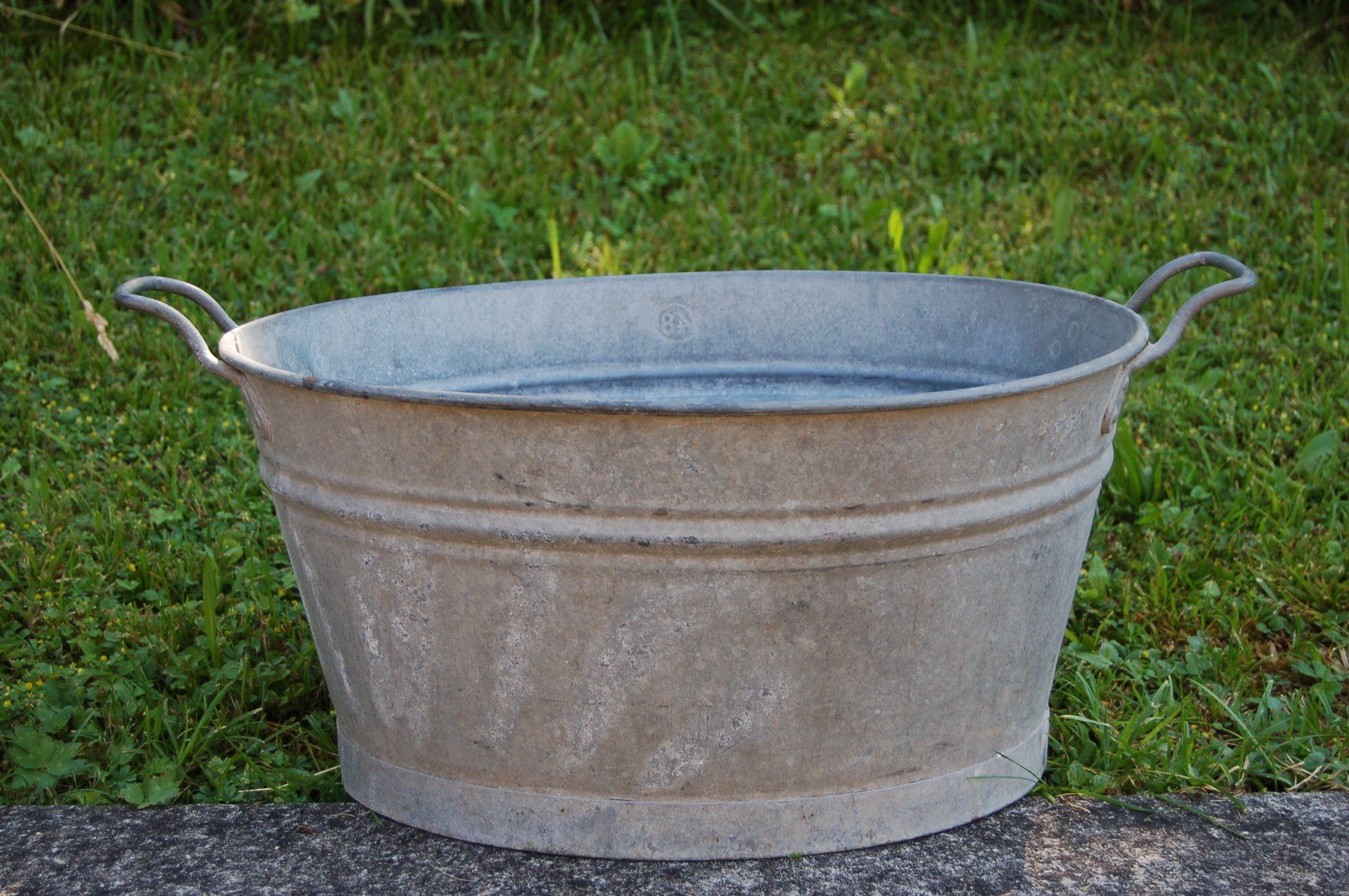 Sonstige Gartendekorationen: Blechgelte, Zuber  Gr.48 – Gebraucht aus Bauma von Dampf63 2