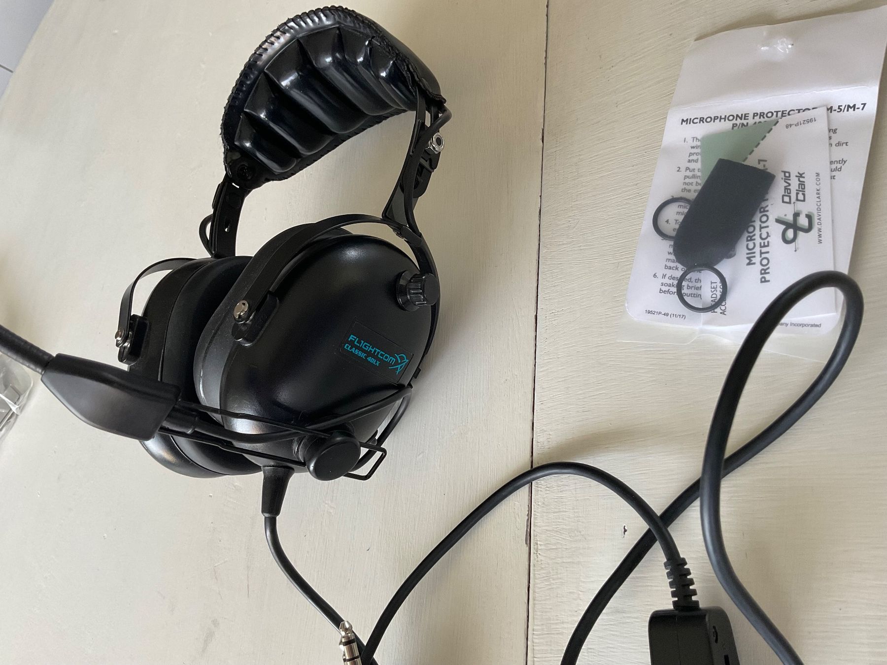 Cuffie: Flightcom 4DLX Aviation Pilot Headset in top Zustand – Usato da Holzhäusern ZG venduto da foxy_88 2