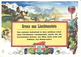 Gruss aus Liechtenstein (Vaduz)