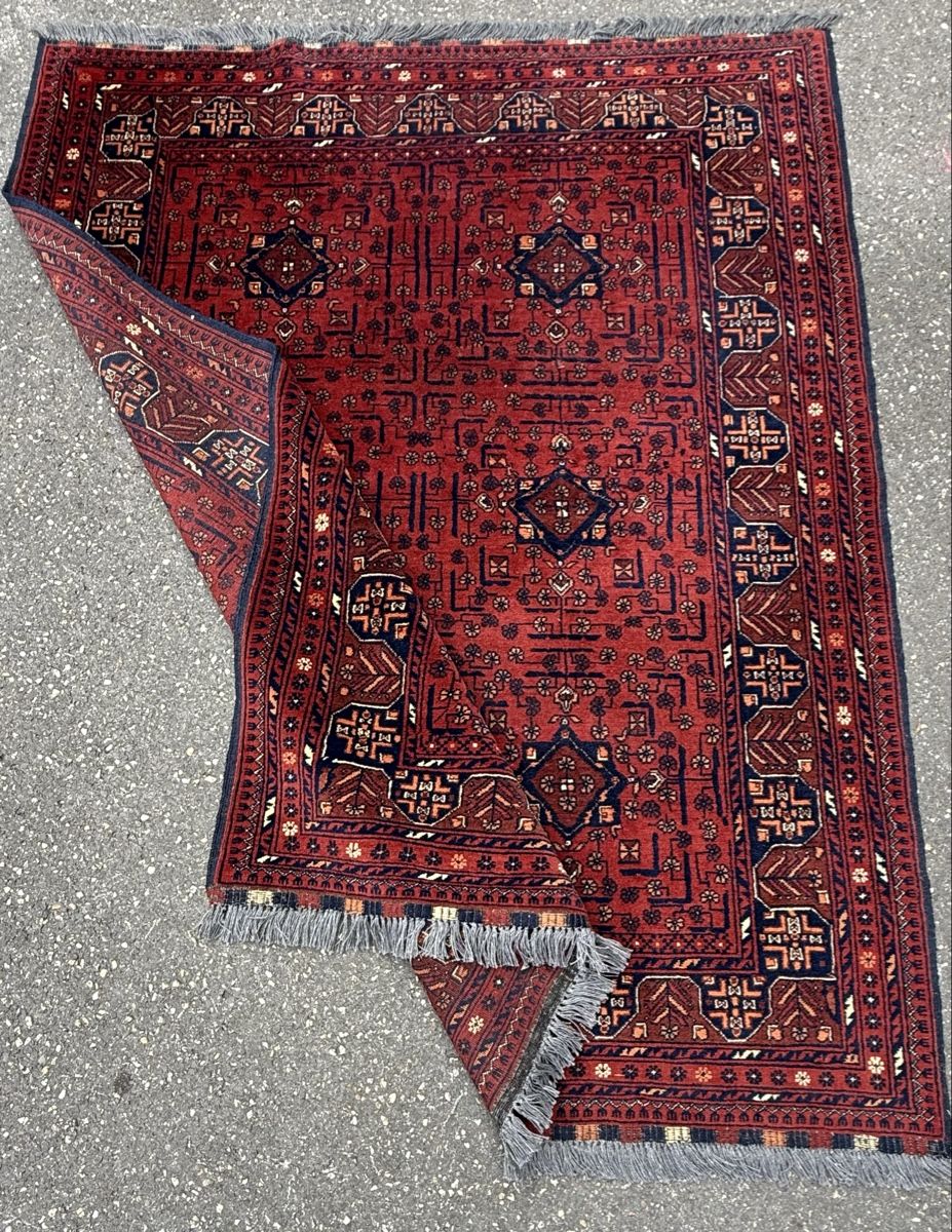 Teppiche: Schöner Orientteppich rot gemustert 200x153 .cm – Gebraucht aus Sempach von Star7 5