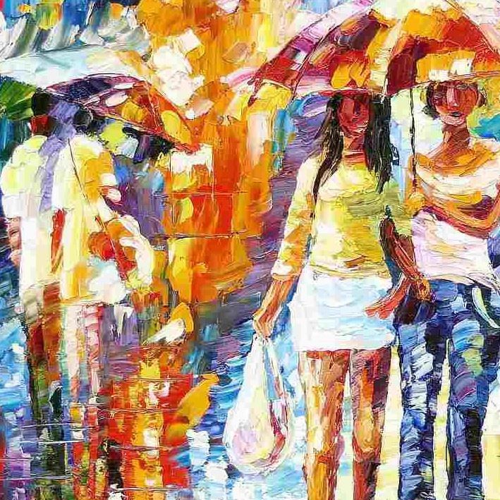 Riproduzioni & Creazioni: Modern Art - Umbrella walk – Nuovo (secondo la descrizione) da Larnaca venduto da KunstDepot24 5