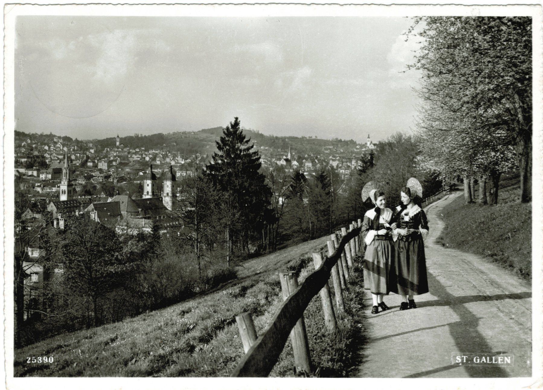 Cartoline postali: AK St. Gallen. Trachten 1959 – Usato da Zürich venduto da tol_b7c7