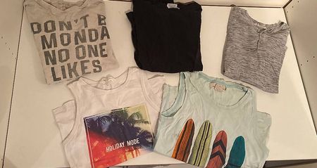 5 shirts 134/140