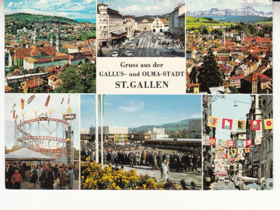 Ansichtskarten: St. Gallen 1988 – Gebraucht aus Bürglen TG von StampGraf