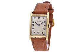 Longines Art Deco Vintage Uhr 18K Gold Kaliber 10.39