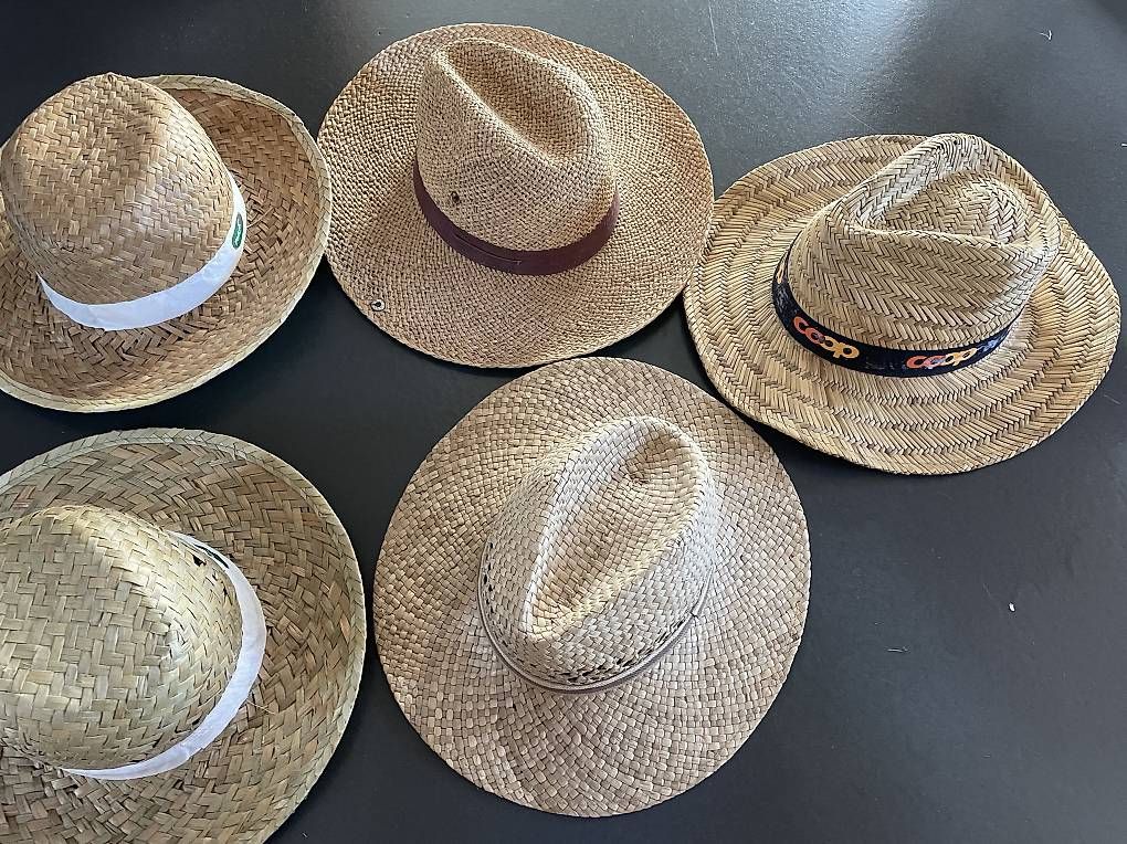 Chapeaux, bonnets & casquettes: Strohhütte  – D'occasion à Kleinlützel par Rosagruen01