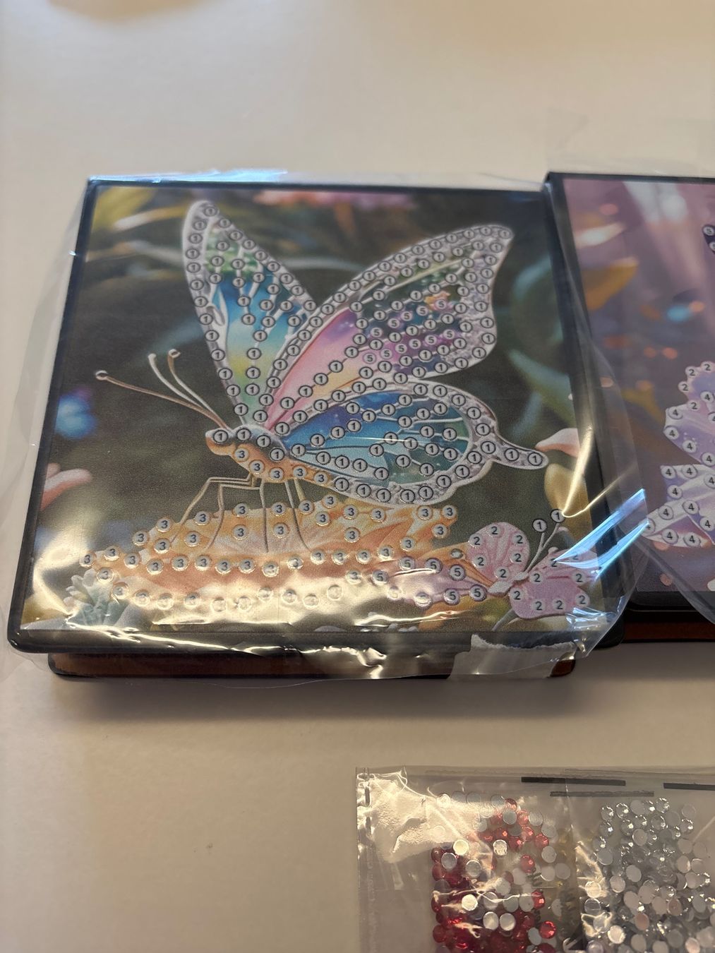 Kit bricolage: Diamont Paiting 2x Notizzettelbox – Nuovo (secondo la descrizione) da Amriswil venduto da SCHLOSSGEISTLI 2