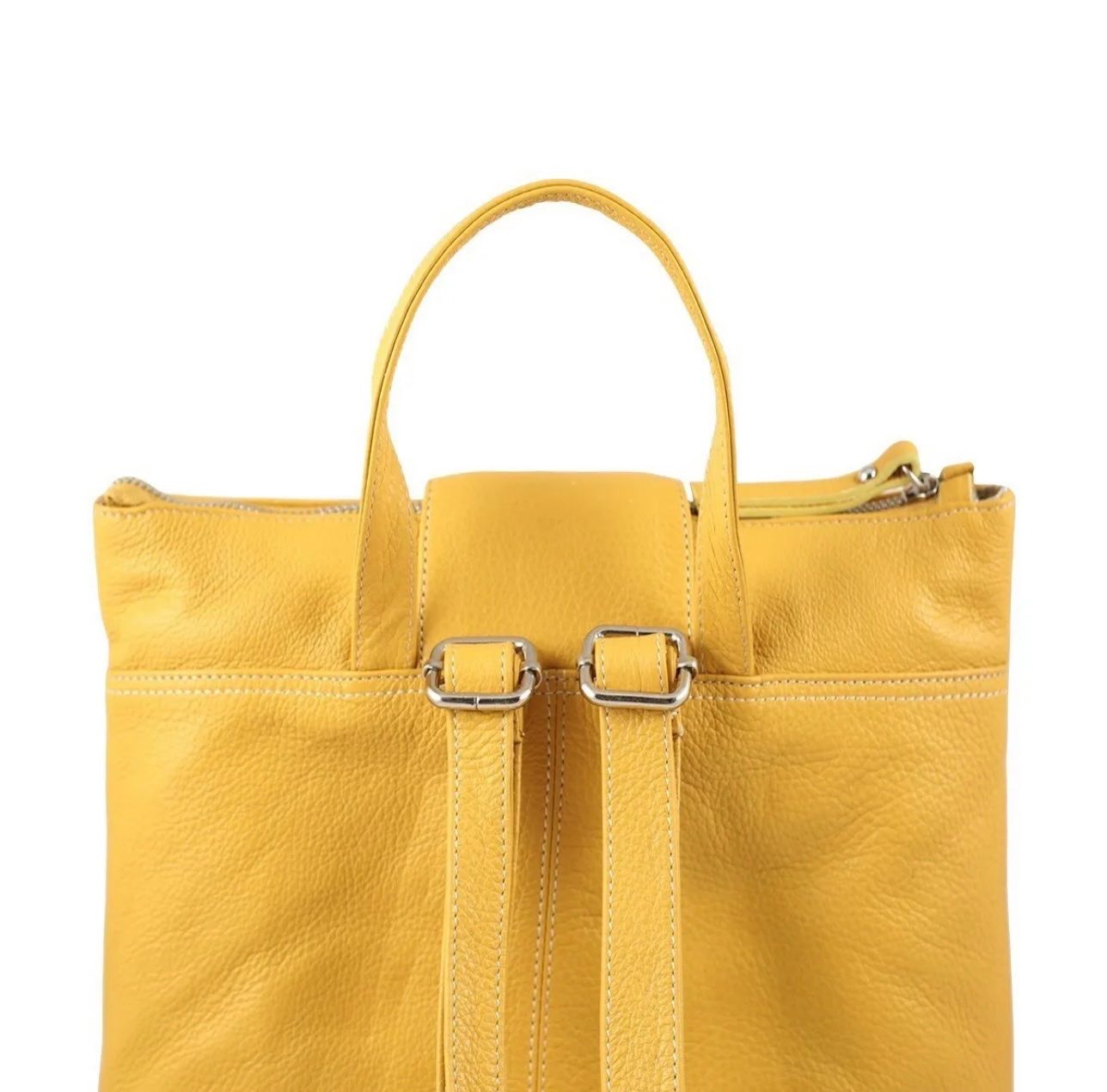 Zaini: Lederrucksack Palermo - Farbe: Gelb – Nuovo e nell'imballaggio originale da Wittenbach venduto da WWW.DRILUBAGS.CH 1