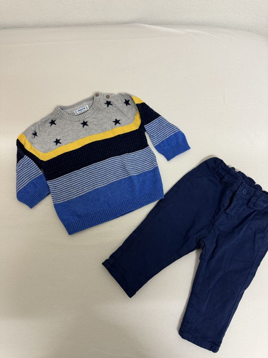 Lotti & Set di vestiti: Zwei Jungen-Sets Pullover und Hose Grösse 68 – Nuovo (secondo la descrizione) da Oberengstringen venduto da lor_8y27 2