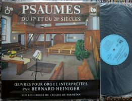 Psaumes du 17e et du 20e S Bernard Heiniger - Top Zustand!
