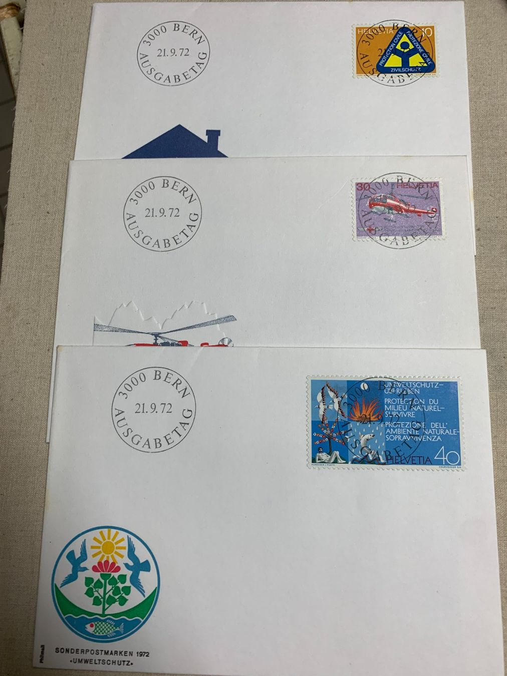 Alle Briefmarken: FDC - 1972 – Gebraucht aus Sorengo von 74in