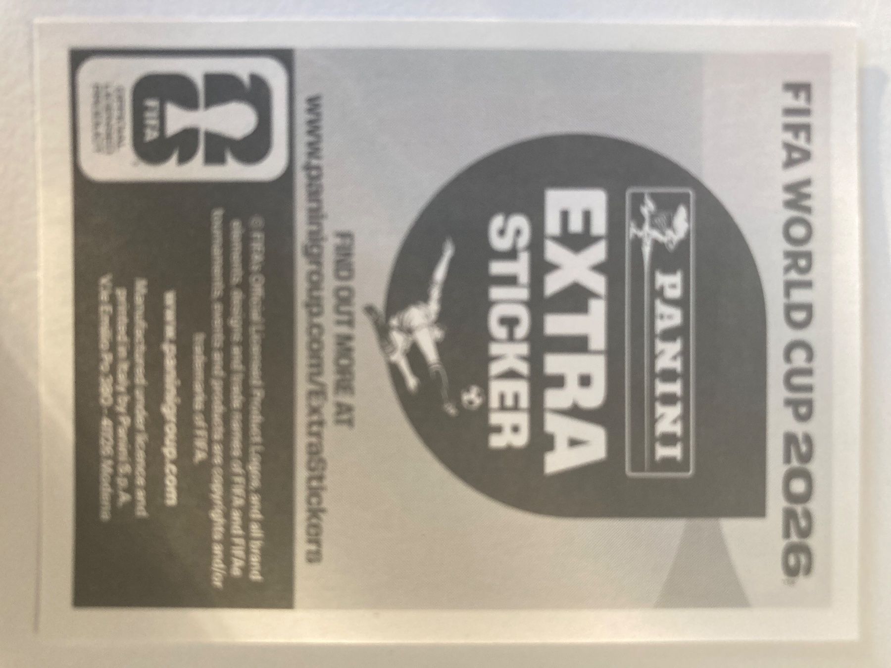 Panini Cartes à collectionner: Panini Fifa 2026 extra sticker – D'occasion à Olten par chr1gl 1