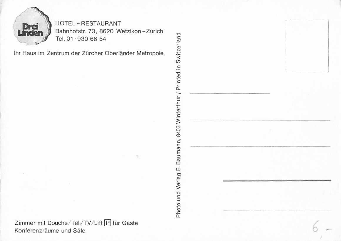 Cartoline postali: Schöne Ansichtskarte Wetzikon ZH Zürich – Usato da Winterthur venduto da SchatzchischtliWinti 1