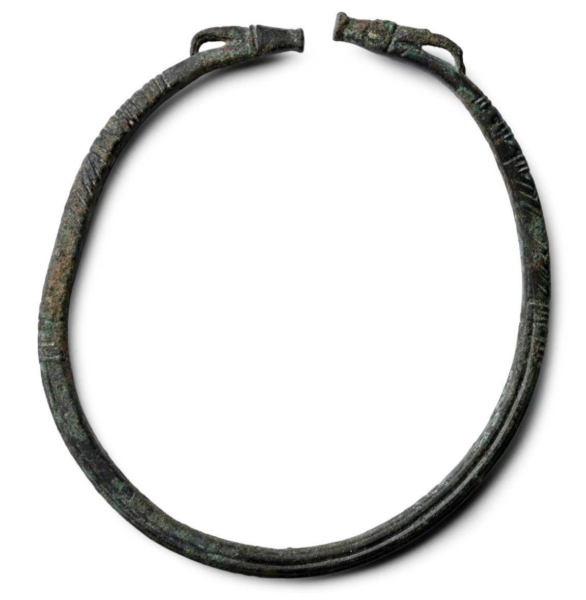Bracciali & Braccialetti: Asiatic Bronze Bracelet with Ibex Head Terminals – Usato da La Sarraz venduto da classicworldcoins
