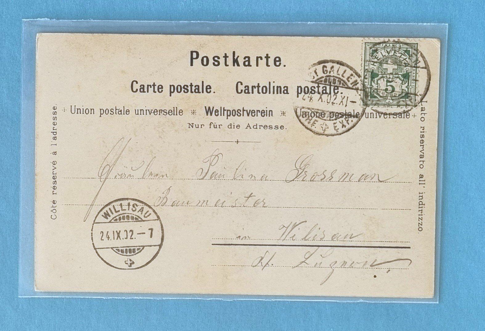 Ansichtskarten: Militär - Divisionsstab  - 1902 – Gebraucht aus Rothrist von RROENK 1
