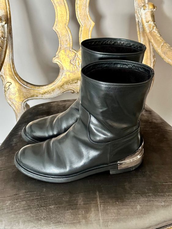 Italienische Stiefel der Marke Casadei bottes femme cuir Kaufen