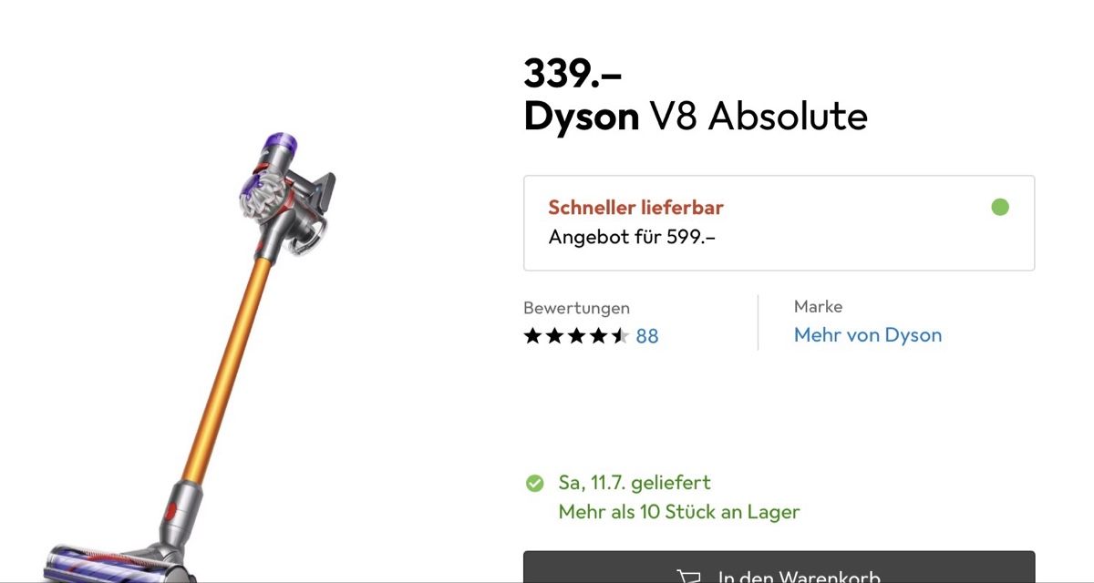 Dyson Aspirateurs & Accessoires: Dyson V8 Absolute – D'occasion à Kehrsatz par luna_44 3