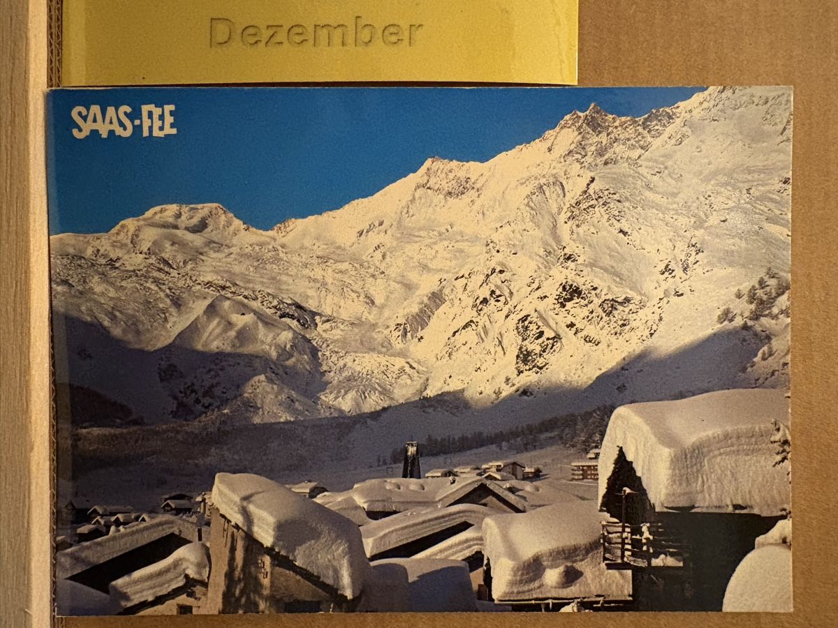 Cartoline postali: AK von Saas Fee – Usato da Rümlang venduto da Kartenpost1