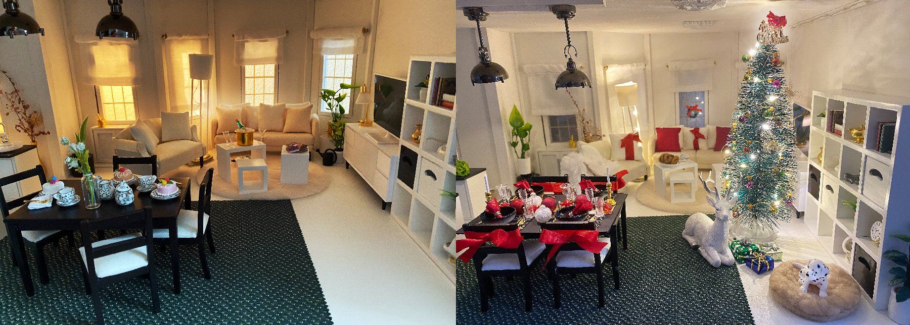 Puppenhäuser & -möbel: EINZIGARTIGES PUPPENHAUS ZUM TRÄUMEN ODER SPIELEN – Neu (gemäss Beschreibung) aus thierachern von Styl 9