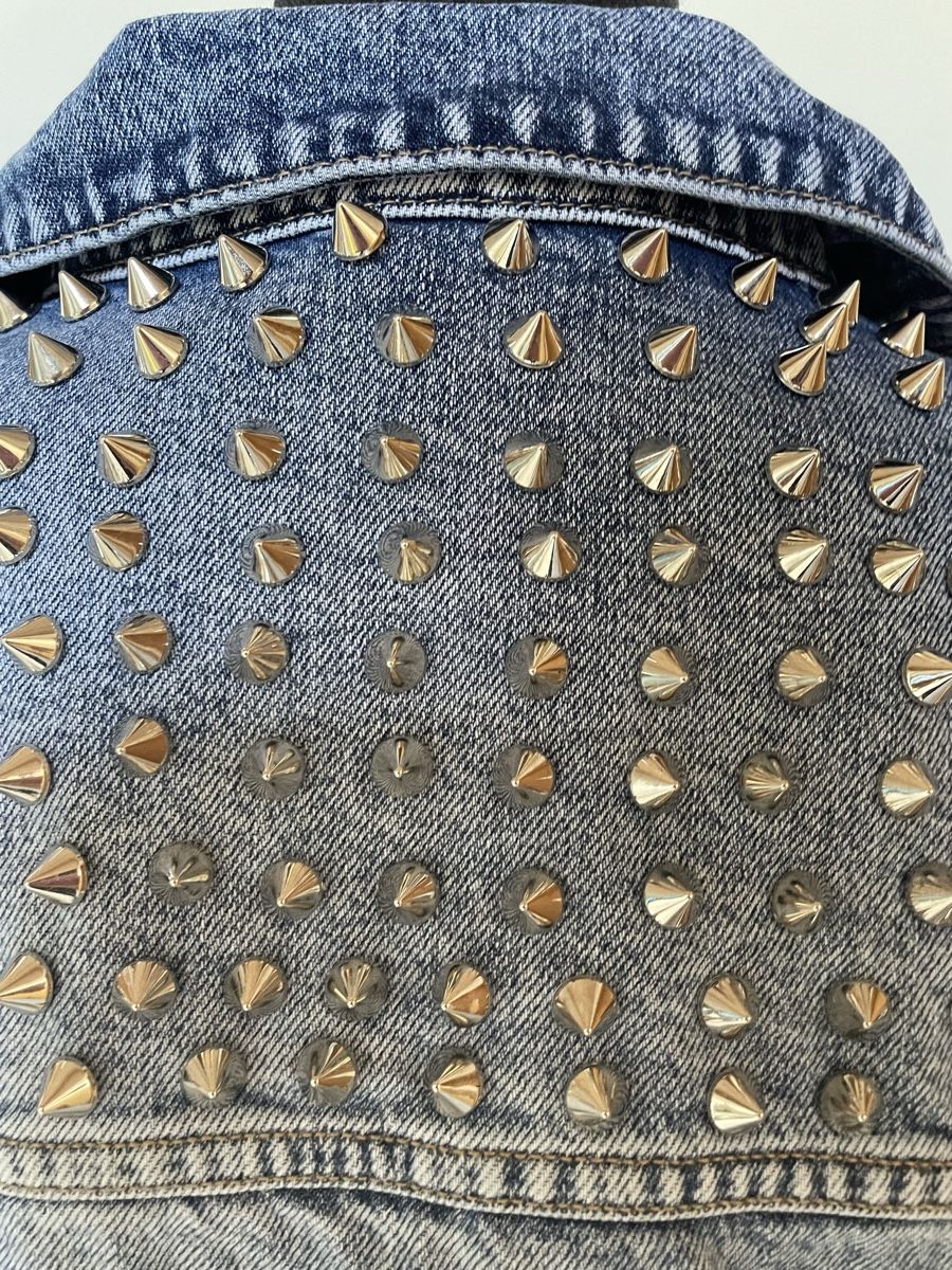Giacche: Jeansjacke mit Nieten – Nuovo (secondo la descrizione) da Sigriswil venduto da ck56 3