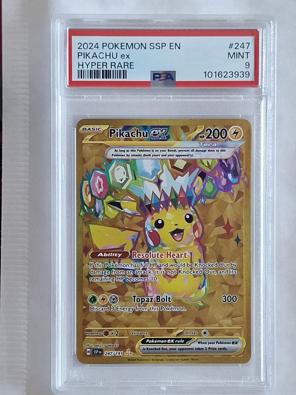 Pokémon Cartes à collectionner: Pikachu ex - Surging Sparks Hyper Rare - PSA 9 – Neuf (Voir description) à Altstätten SG par sulim